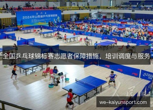 全国乒乓球锦标赛志愿者保障措施,培训调度与服务 全国乒乓球锦标赛志愿者保障措施,培训调度与服务